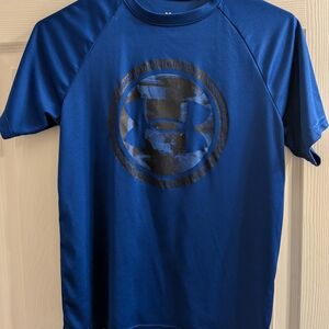 Under Armour Youth Large Blue Athletic T-Shirt